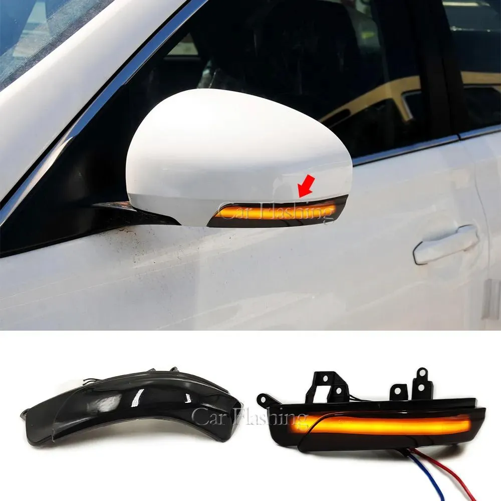 Light 1 Set LED Signal dynamique Signal lampe de la lampe miroir de l'aile latérale Lumière pour Toyota Prius Reiz Camry Wish Mark X Crown Avalon Passo IQ