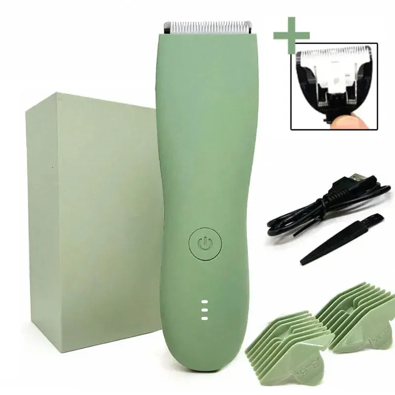 Body Hair Trimmer Golarka dla mężczyzn Kul Bal Proin Buil Movive Blade Groomer Electric Waterproof Y240112