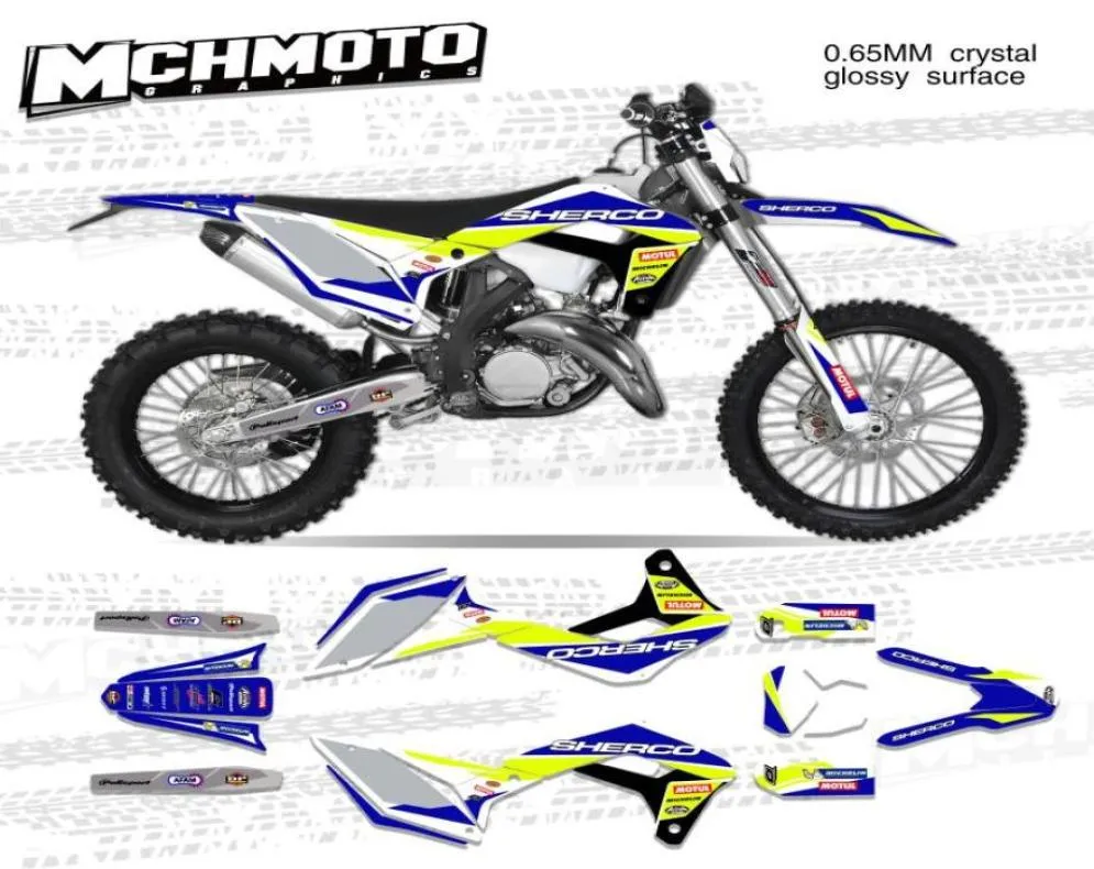 Мотоциклетные наклейки MCHMFG наклейка для Sherco SE SEF SER 125 250 300 450 2021 наклейка с обтекателем Graphics5076166