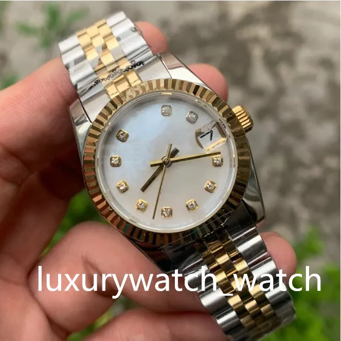 Watch 2 tone gold Jubilee Strap Women Watchs Stainless Watches Automatic Mechanical lady watches 31mm Wristwatch Perfect With Gift Box