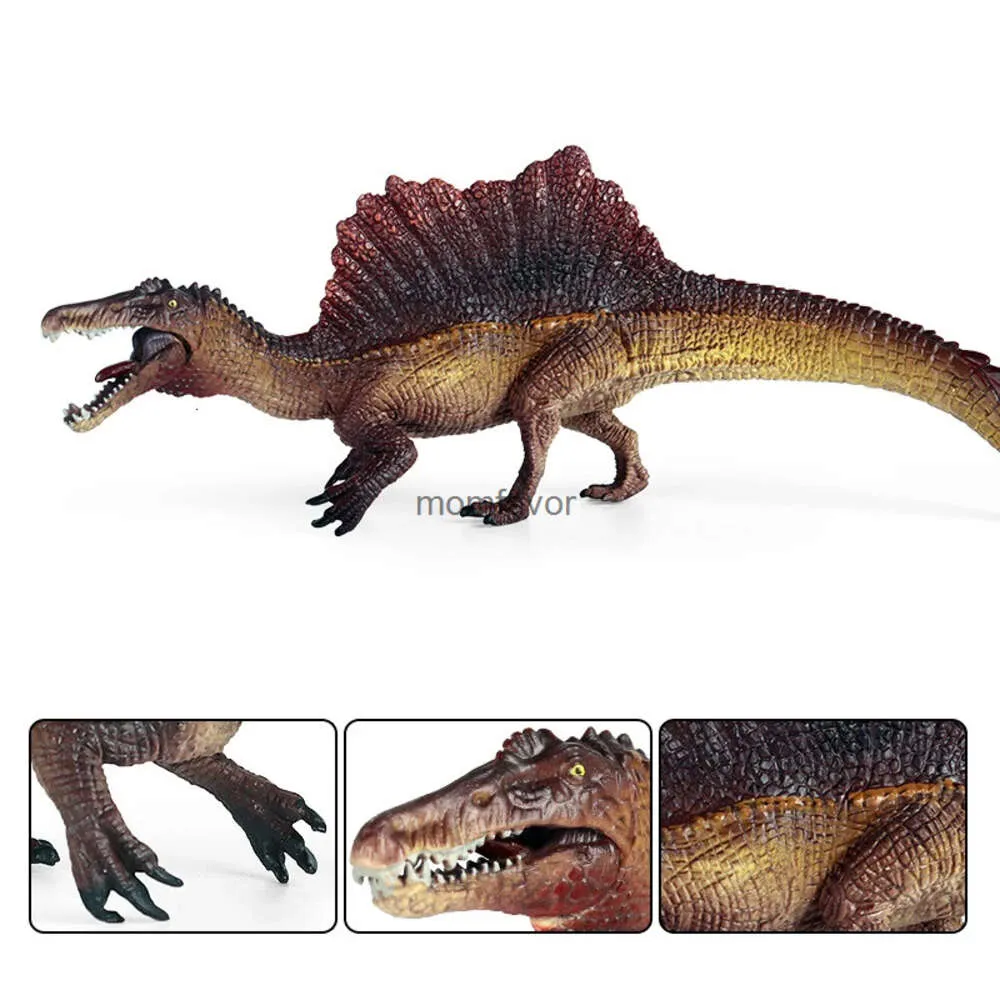Nova caixa cega brinquedos simulação dinossauro modelo animal simulação das crianças modelo de dinossauro triceratops ornamentos crianças férias espinho dragão