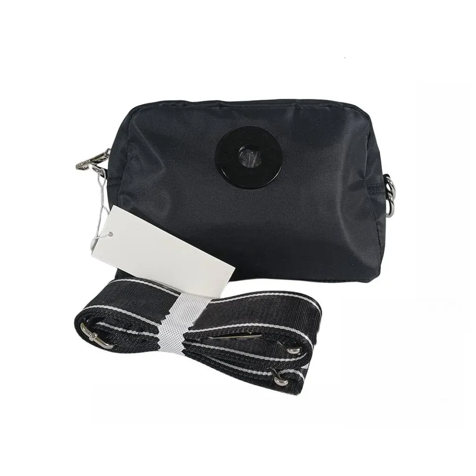 Nylon Easy Matching Portable Solid Color Small Messenger Bag Random Zipper Direction 240113