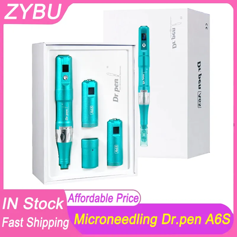 Профессиональный Dr.Pen Ultima A6S Original Dr pen Microneedling Роликовый картридж с иглами Беспроводной Dermapen Микроигольный штамп Инструменты для ухода за кожей Мезотерапия для лица