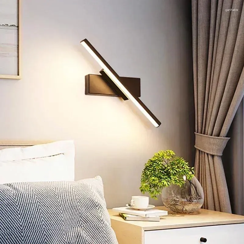 Wandlamp LED-licht Scandinavisch modern minimalistisch Slaapkamer Nachtkastje Creatieve trap Woonkamer Roterende lampen voor thuis