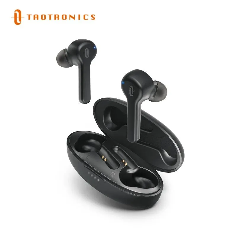 Kulaklık Taotronics Soundliberty 53 Bluetooth 5.0 Kulaklık Kablosuz Akıllı Dokunmatik Kontrol IPX8 Su Geçirmez Aktif Gürültü İptali TWS