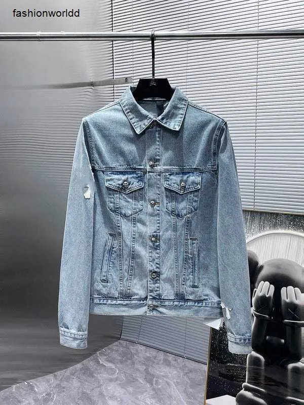 luxury jacket men brand hoodie designer for women autumn jeans hooded hoody man long Sleeve X embroidery overcoat denim jackets Jan 13