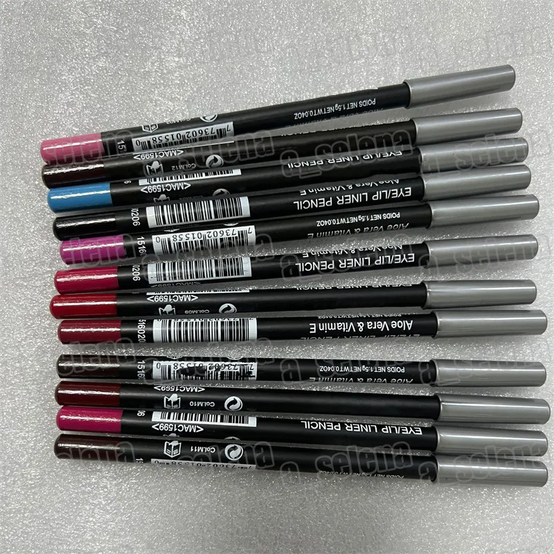 Brand EYE/LIP Liner Pencil Aloe & Vitamin E 1.5g 12 color Eyeliner Pencil