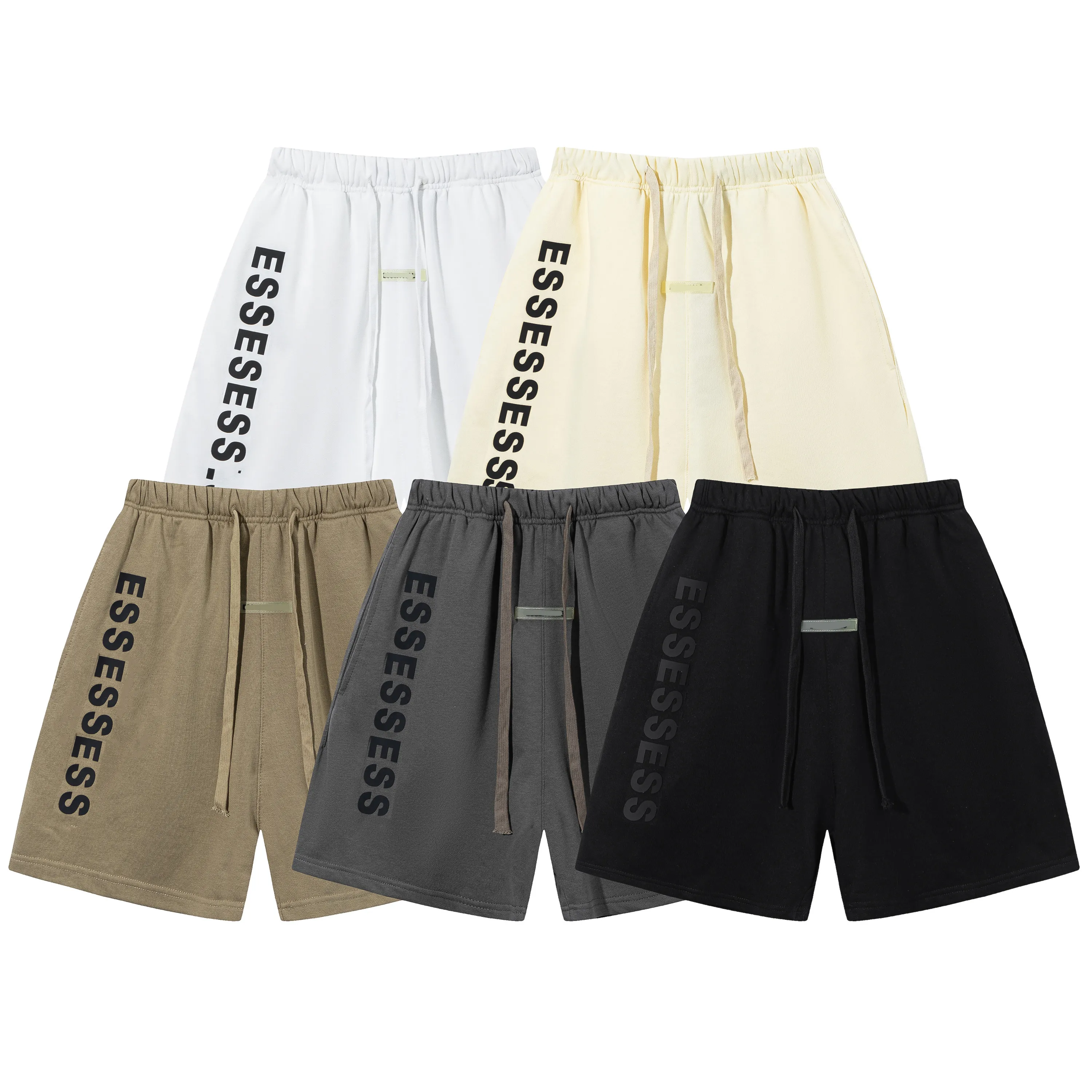 Men's High Quality Simple Designer Cotton Fashion Sports Hoodie Quarter Pants Letter 3D Jogging Shorts for Women