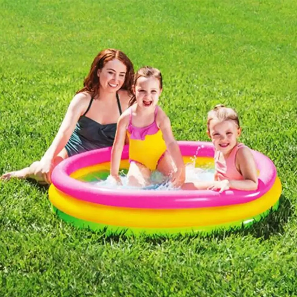 Cartoon Dinosaur Inflatable Pool Portable Summer Splash Bathtub
