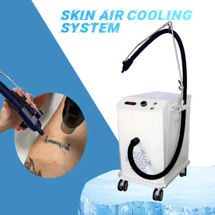 Cilt Soğutma Sistemi Makinesi Diyot Lazer Epilasyon For Makinesi Dövme Dövme Makinesi Hava Soğuk Makinesi