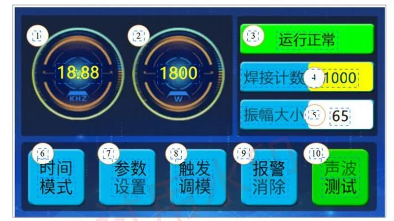 15K20K超音波発電機ケース超音波トランスデューサー2000W 3200W 4200Wセットメルト吹き付け非織りファブリック溶接AC220V