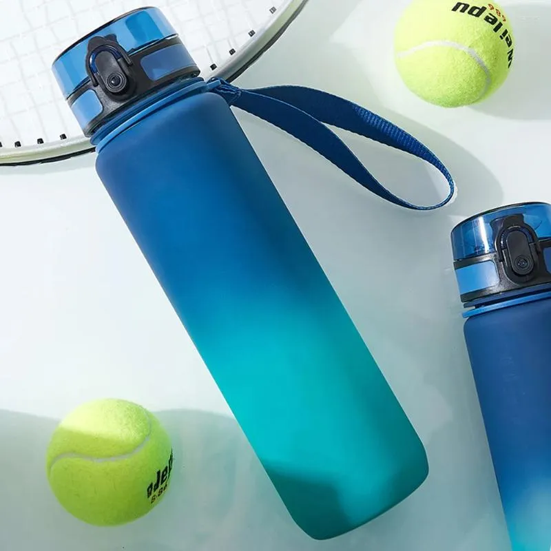 Becher 500 ml/650 ml/1000 ml Kunststoff Sport Wasser Tasse Multifunktionale Wiederverwendbar Für Outdoor Flasche