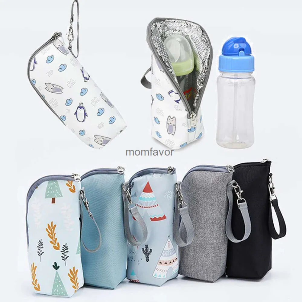 New Bottle Warmers Sterilizers# Baby Bottle Bag Bottle Warmer Baby Feeding Aluminum Mold Insulation Outing Stroller Hanging Bag For Storage Cups Drinks