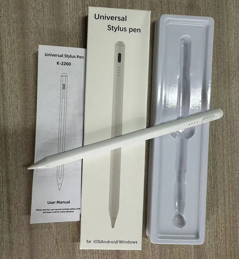 Universal Touch Screen Stylus Pen Palm Rejection, Power Display