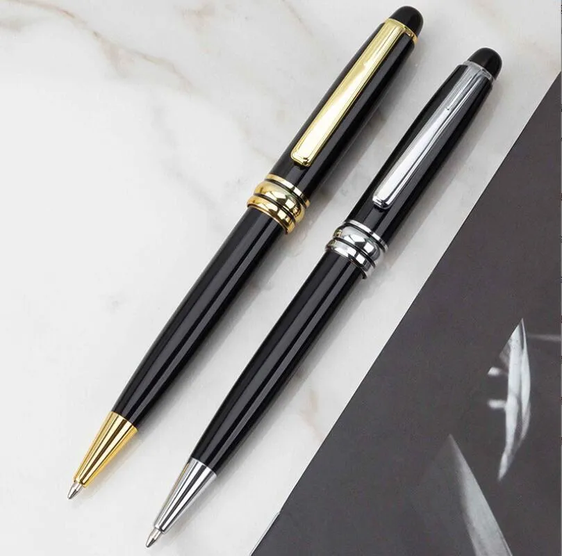 ترويج أقلام Pare Pens Luxury MSK145 Black Resin Ballpoint Pen جودة عالية كتابة نقاط أقل