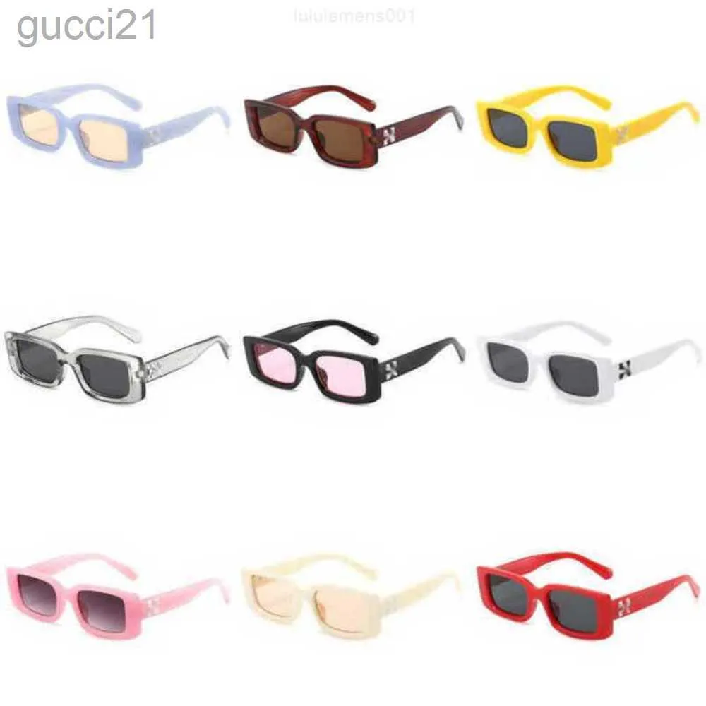 Sonnenbrille Luxus modische Rahmen Style Square Brand Männer Frauen Sonnenbrille Arrow x schwarzer Rahmen Brillen Trend Sonnenbrille hell Rbiv Rbiv