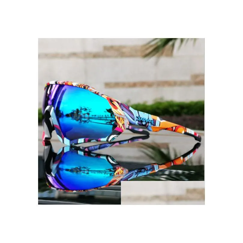 Utomhus Eyewear Brand Glasses Polariserad lins Mountain Bike Sportscykelcykel Solglasögon Gafas Ciclismo Mtb Women Men Drop Deliv Dhlrj