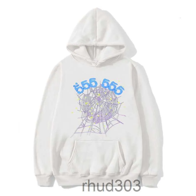 Designer Hoodies Sp5der Hoodie Preto Manga Longa Camisola Homem Homens Gráfico Sp5der Young Thug 555 Homens Mulheres Imprimir Web Gráfico Rosa Moletons2TWE 2TWE