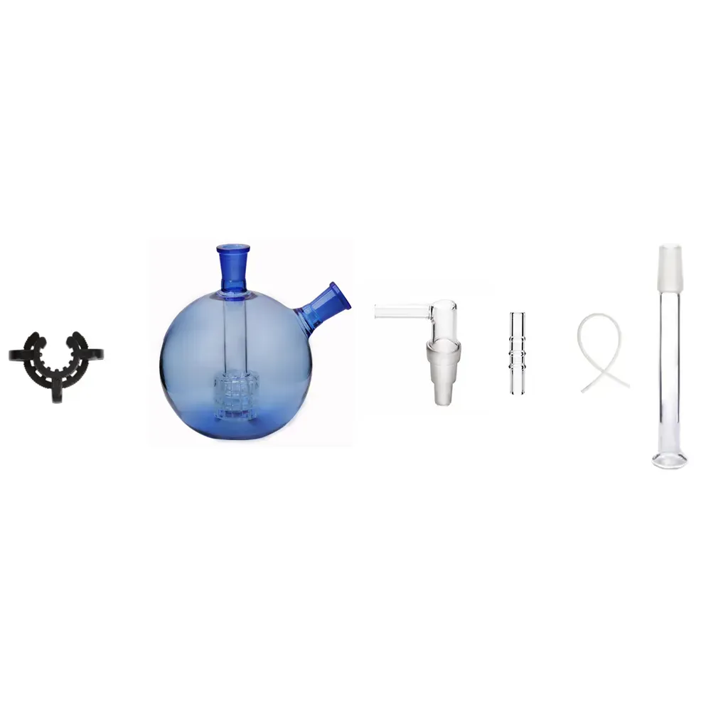 Osgree 14mm bubbler Glass tube stem with Water Pipe Adapter WPA Kit fo