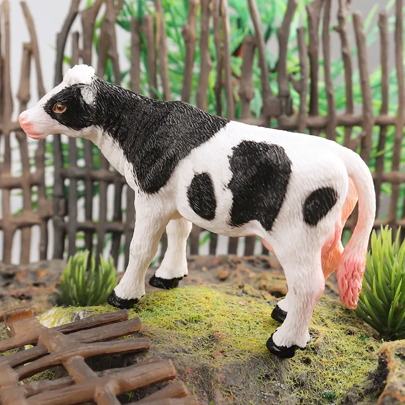 ONEST 27 Pieces Mini Farm Animal Figurines Playset Hand Painted Tiny Farm Animals