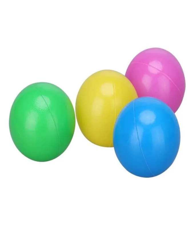 100 шт. красочные шарики из мягкого пластика океанские шарики забавные детские игрушки для плавания с сумкой для хранения7862923