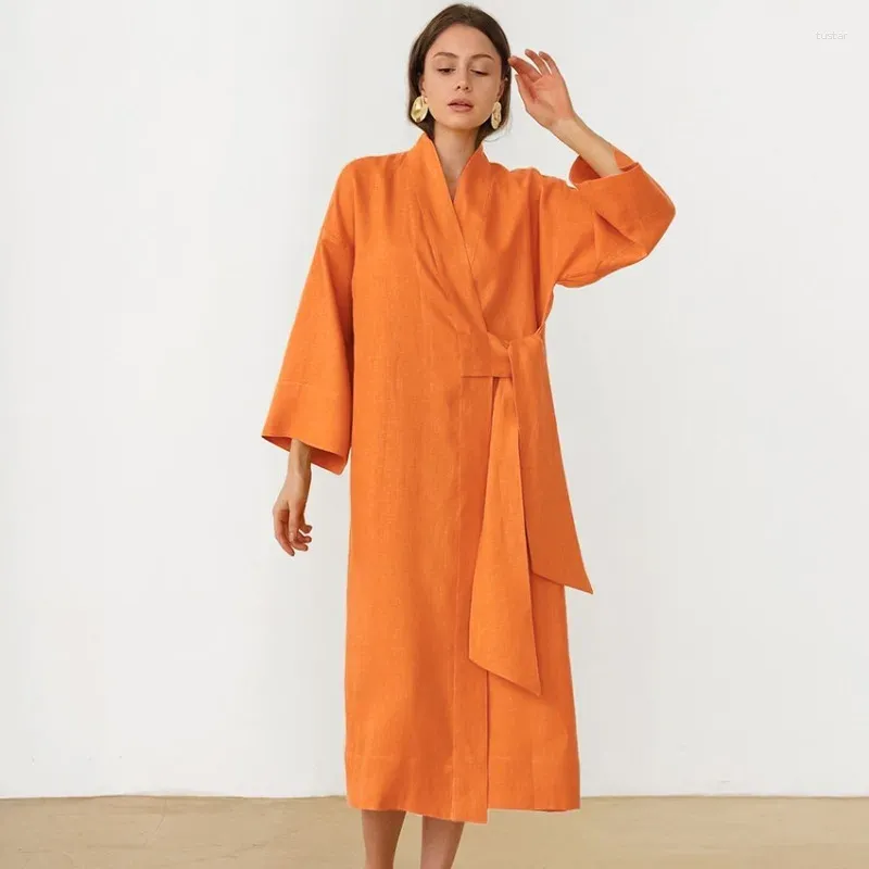 Vêtements de nuit pour femmes Robe en coton ample décontracté chemise de nuit Robes à lacets longue pyjama confortable femme vêtements de détente peignoir 2024 automne