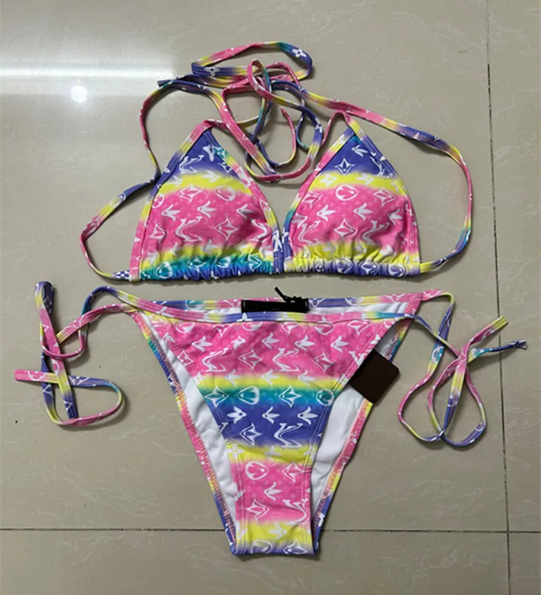 Damen-Bikini, Kontrastfarben-Bikini, Damen-Designer-Bademode, Badeanzüge, Designer-Badeanzüge für Damen, Designer-Sexy-Bikini, zweiteiliger Badeanzug, modische Badebekleidung V881