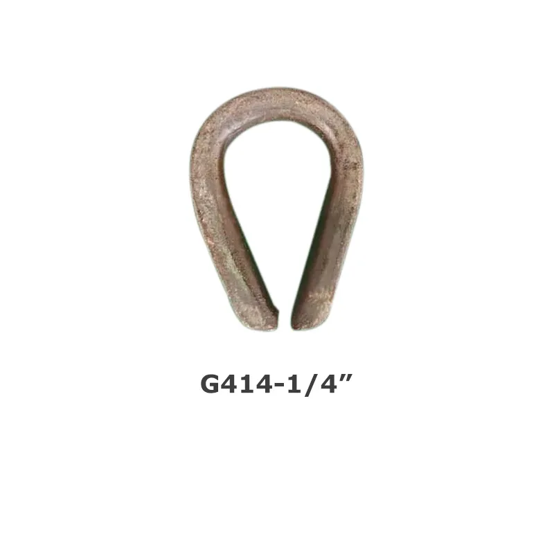 American G414 Steel Wire Rope Thimble For Heavy Duty Lifting And ...