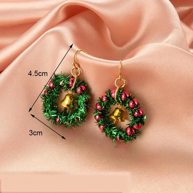 Studörhängen som säljer mode jul god trädklocka hjort snögubbe droppår smycken gåvor trendiga
