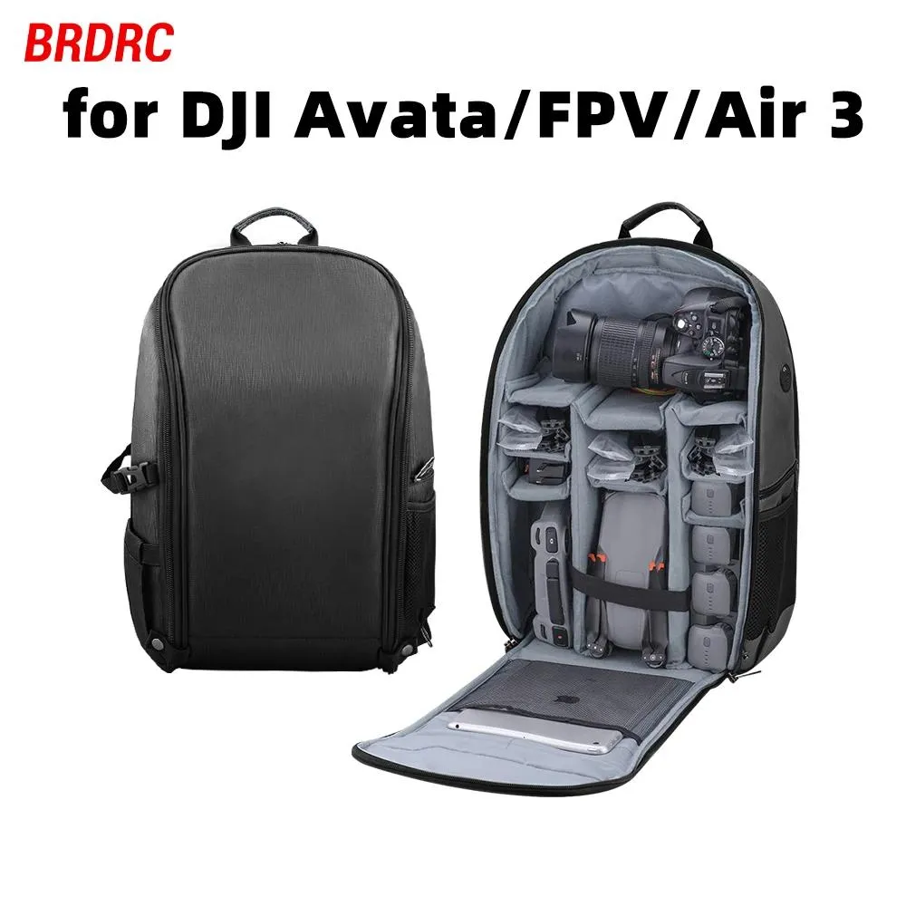 Tillbehör Förvaringsväska för DJI AIR 3/FPV Combo/Avata Drone ryggsäck Remote Control Handtag Vattentät fodral för glasögon 2/V2 Tillbehör