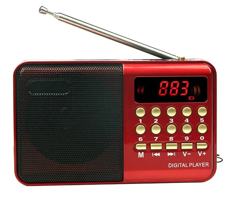 Radio Digital Radio FM Portable Mini FM FM Radio Music Player Telescopic Antenna Ricevitore Pocchi Free Ricevitore Outdoor Sport KK11