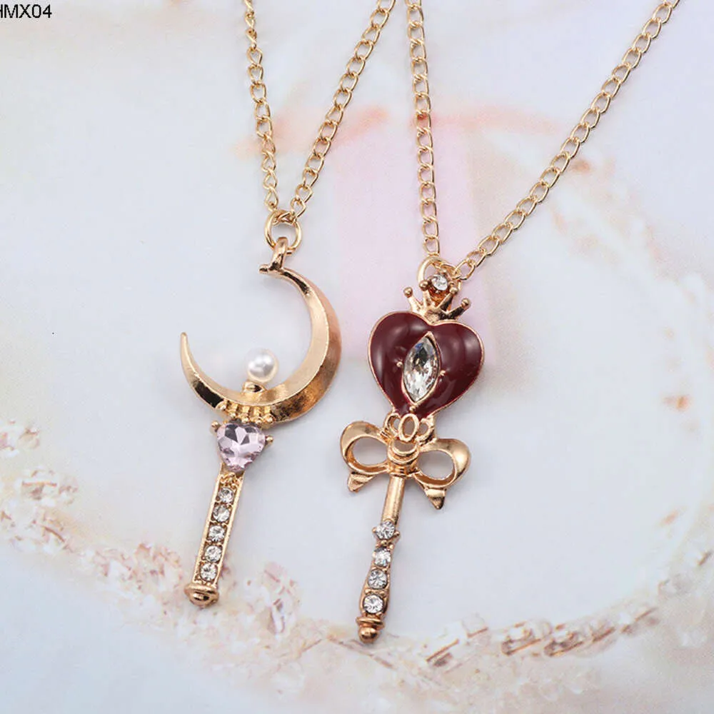 Sailor Moon Inspired Necklace - Anime Crystal Pendant, Kawaii Heart Wand,  Womens Fashion Jewelry, Magical Girl Gift, Cosplay Accessory from Dhgate Pendant  Necklaces - price 13.64, image size:1000x1000