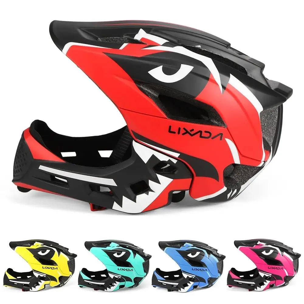 Lixada Casque intégral détachable pour enfants Casque de sécurité sportif pour enfants Casque de moto pour enfants pour le cyclisme et le skateboard