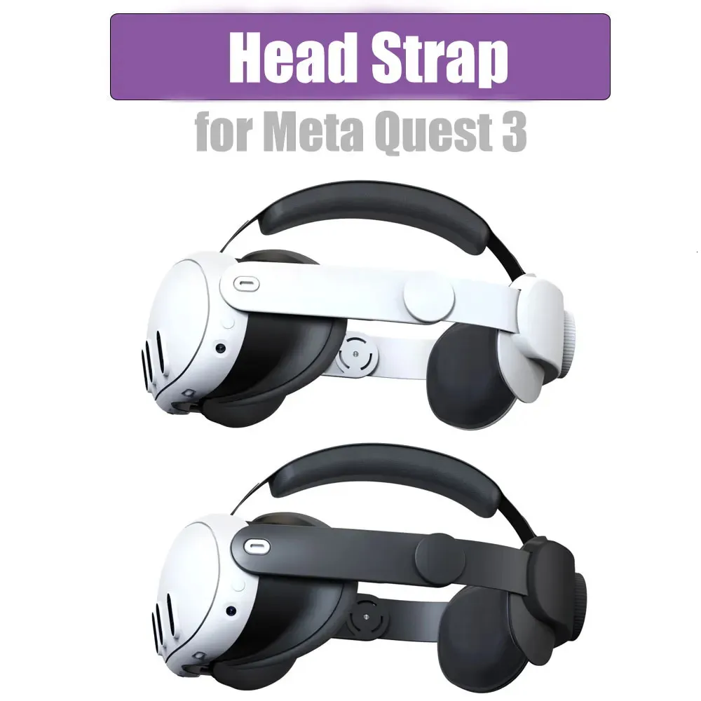 Fascia per la testa sostituibile per visore Meta Quest 3 VR Migliora il comfort Accessori Oculus regolabili 240113