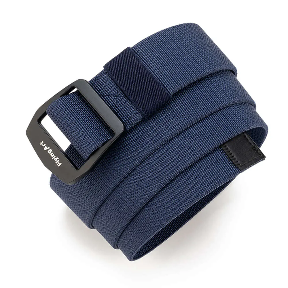 Kledingaccessoires herenjeans geweven canvas polyester elastische verstelbare riem 3,8 cm brede nylon outdoorriem op maat