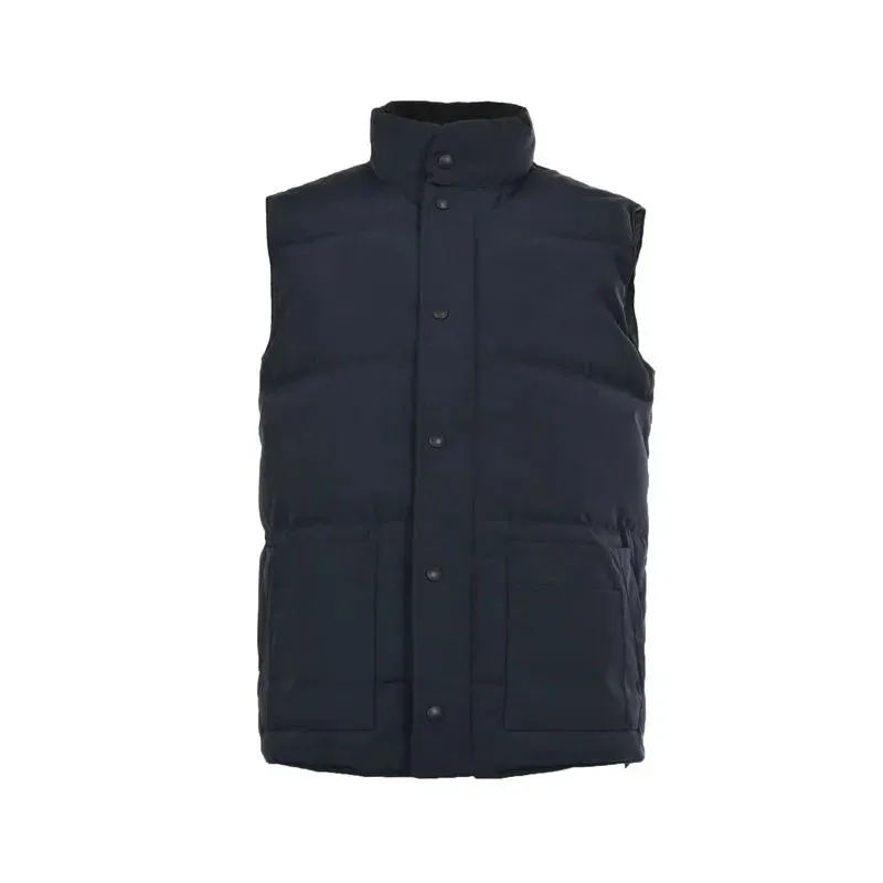 gilet da uomo firmato piumino a righe scozzesi antivento impermeabile caldo confortevole Etichetta rossa marchio trench stile classico motivo ricamato senza maniche taglia s m l xl xxl