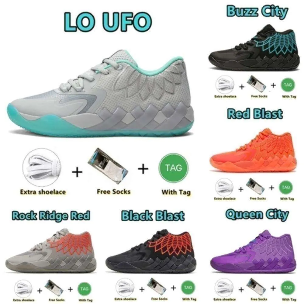 Zapatos deportivos Lamelo x Lamelo Ball Mb.01 Zapatos de baloncesto para hombre Buzz City Black Lo Ufo Red Blast Rock Ridge No desde aquí Zapatillas deportivas Trainner 40-46