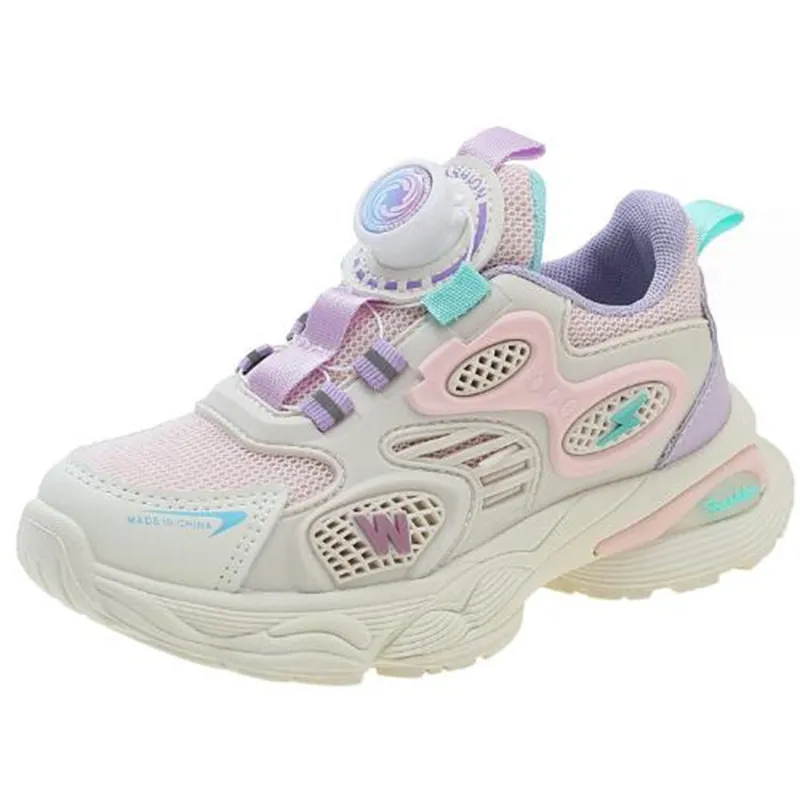 أحذية الأطفال الرياضية العصرية 2024 ألوان مختلطة متميزة شبكية شبكية الرياضة الأولاد والبنات "أحذية" جديدة