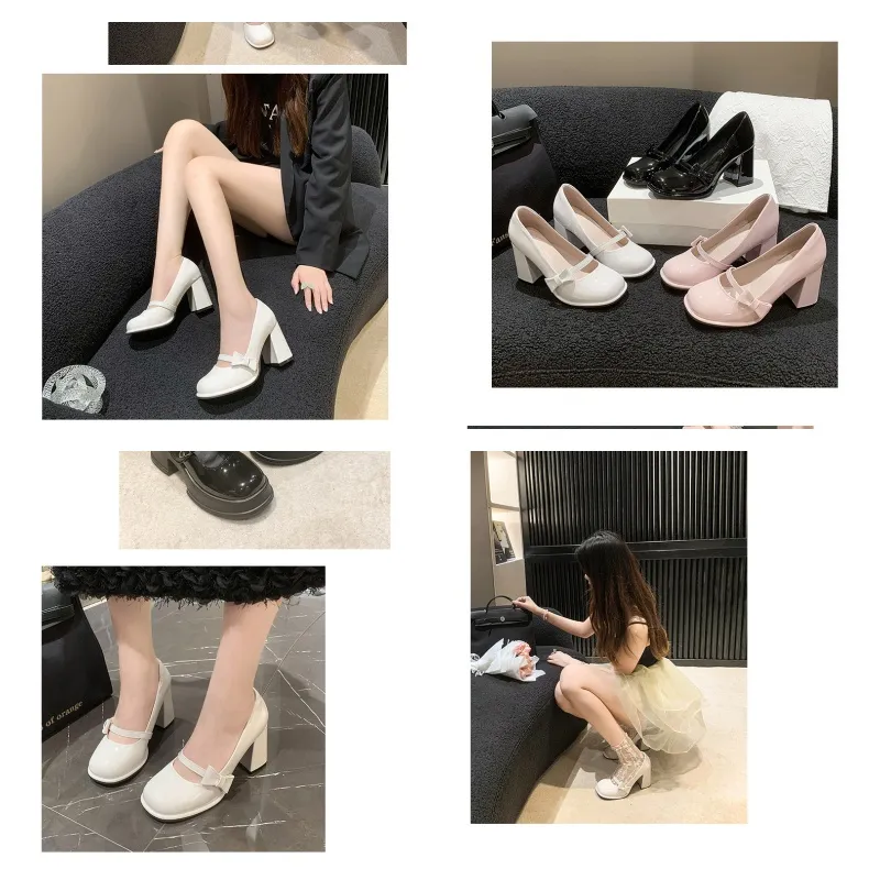 High Heel Stiletto Pumps for Women Matte Black Nude Red Thin Heel Party Wedding Office Dress Shoes