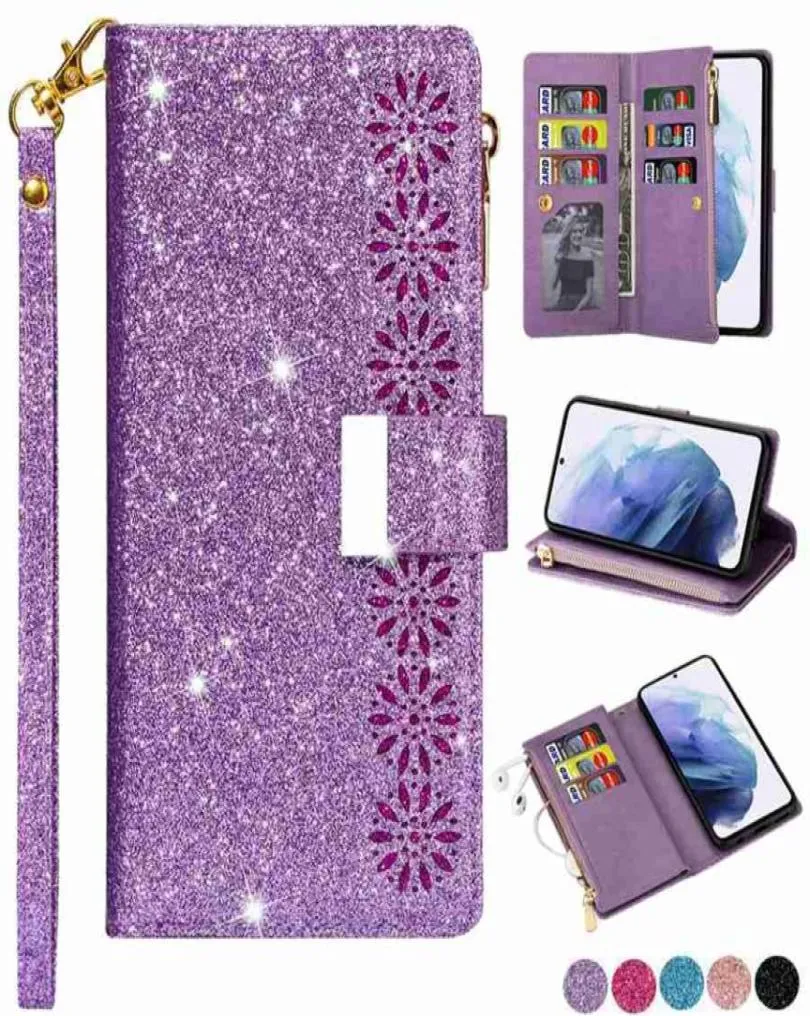 Custodia protettiva Wallte per Samsung S21 Ultra S20FE S10 S9Plus S8 Nota 8 9 10Plus 20Ultra New Fashion Star Card Case9355393