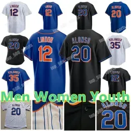 2023 Custom Pete Alonso Francisco Lindor Baseball Jersey Justin Verlander Edwin Diaz Kodai Senga Javier Baez Starling Marte Jacob deGrom Dar