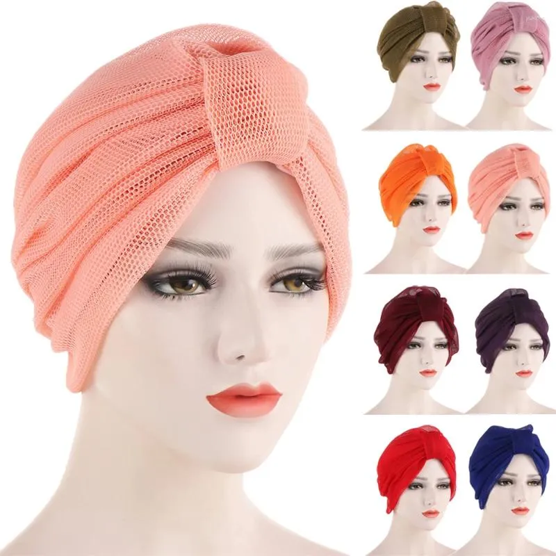 Ethnic Clothing 2024 Designer Mesh Turban Cap Already Made African Headtie Muslim Hat Head Wraps Wedding Party Headpiece Nigeria Auto Geles