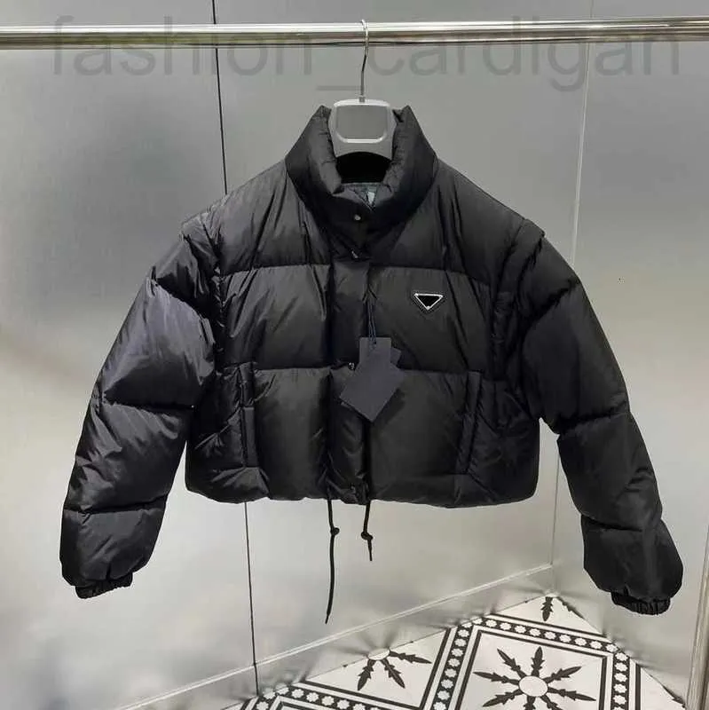 Designer-Luxus-Designer-Kurzmantel für Damen, leichter Puffer-Parka mit Winterkragen, modischer Kurzjacken-Stil, schmaler Korsett-Out-Windbreaker E89S