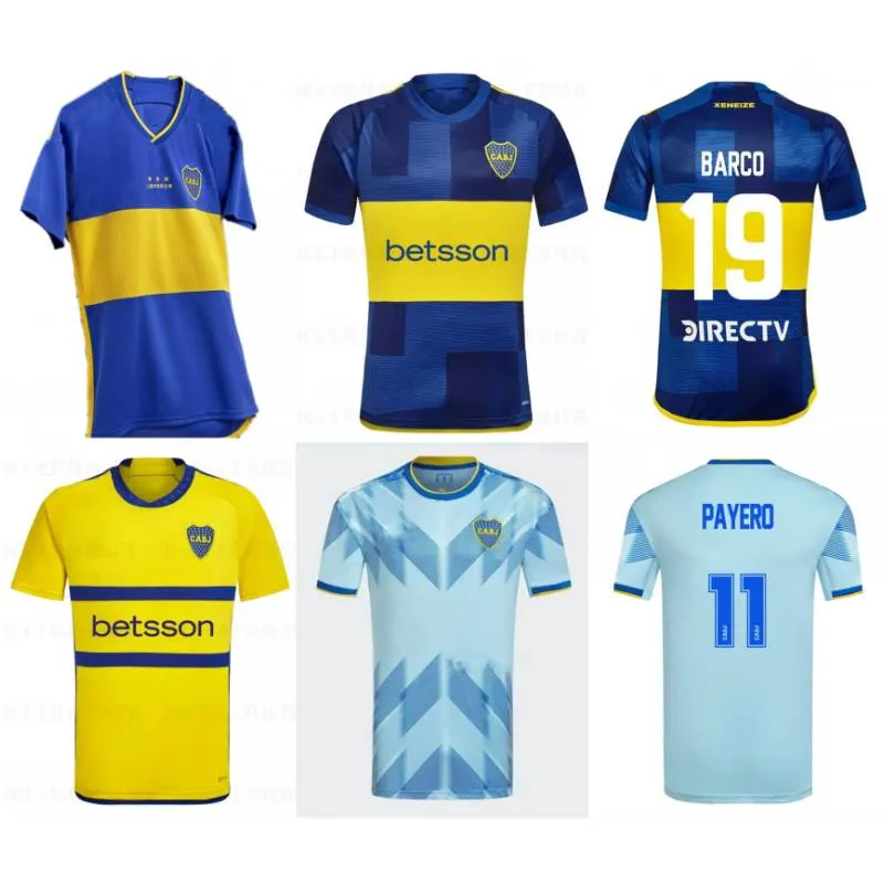 2023/24 Boca Juniors CAVANI Maillot de football 2024 M.MERENTIEL ADVINCULA MEDINA TABORDA LANGONI Uniforme Hommes BULLAUDE ZEBALLOS FERNANDEZ JANSON Xeneizes Maillot de football