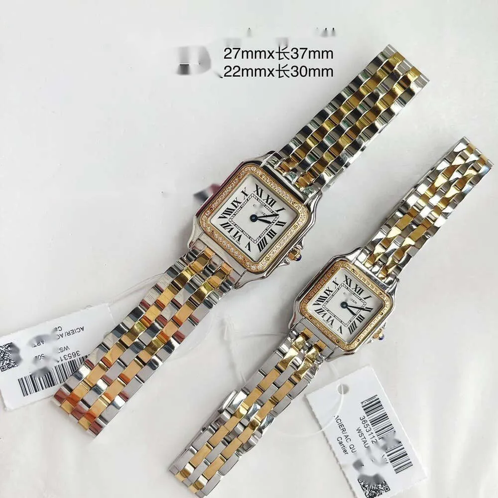 Dames Dameshorloge Panthere Horloge Diamond Montre Panthere 5A Hoge kwaliteit Zwitsers quartz uurwerk UHREN Roestvrij band armband Montre Carter Polshorloge K2UG