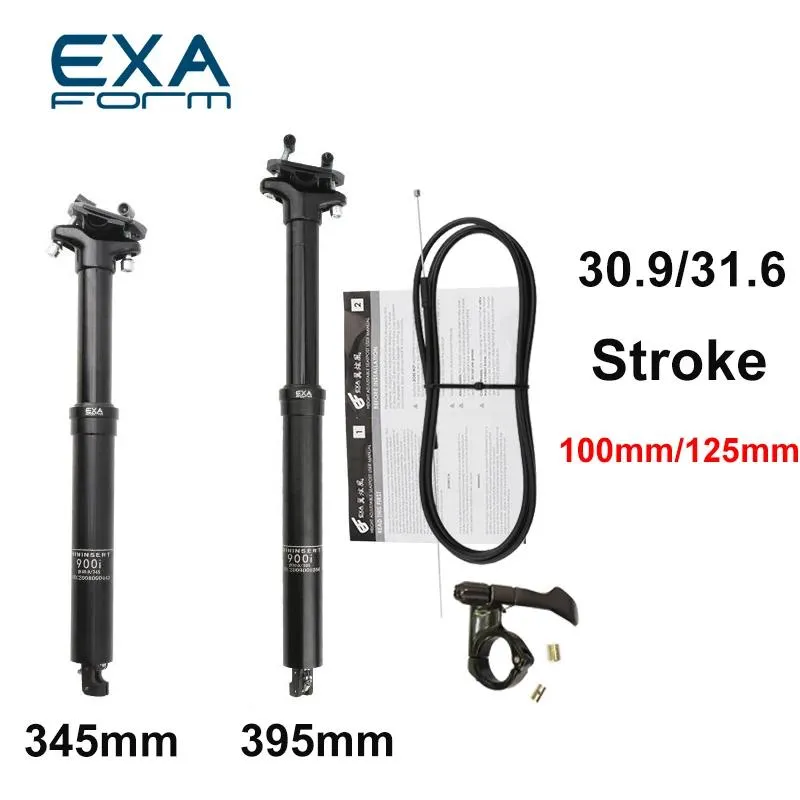 Mesajlar KS EXA FORM 900I Damla Seatpost Ayarlanabilir Yükseklik 30.9/31.6*395mm Dağ Bisiklet Kablosu Uzaktan El Kontrolü Hidrolik Koltuk Tüpü