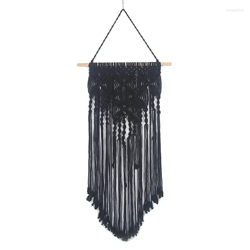 Wandtapijten Macrame muurhangend geweven kunsttapijt - Boho Home achtergronddecoratie