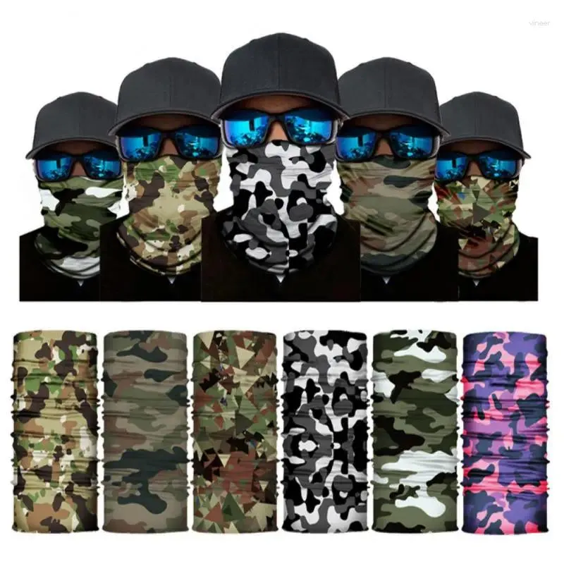 Bandanas Outdoor Men Cycling Bandana fajny szorstki szalik letnia szyja gaiter opaska na łowotanie wędkarski maska ​​twarzy Balaklava