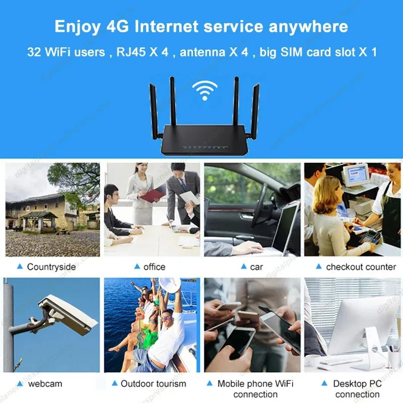 Clé WiFi 4G LTE Portable – Jusqu’à 10 Utilisateurs, Plug & Play, Alimentation USB - 7