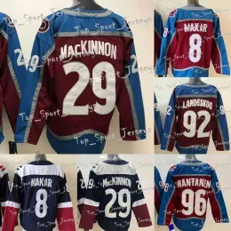 stitched hockey jerseys MacKinnon Gabriel Kuemper Mikko Cale Makar Rantanen Cup Landeskog Darcy Finals Nathan ice hockey custom jersey